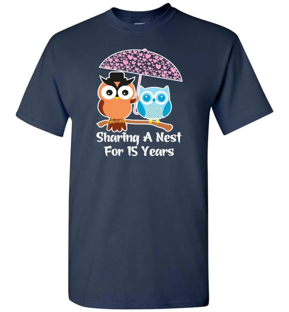 15 Years Wedding Anniversary Gifts Valentine's Day T-shirt