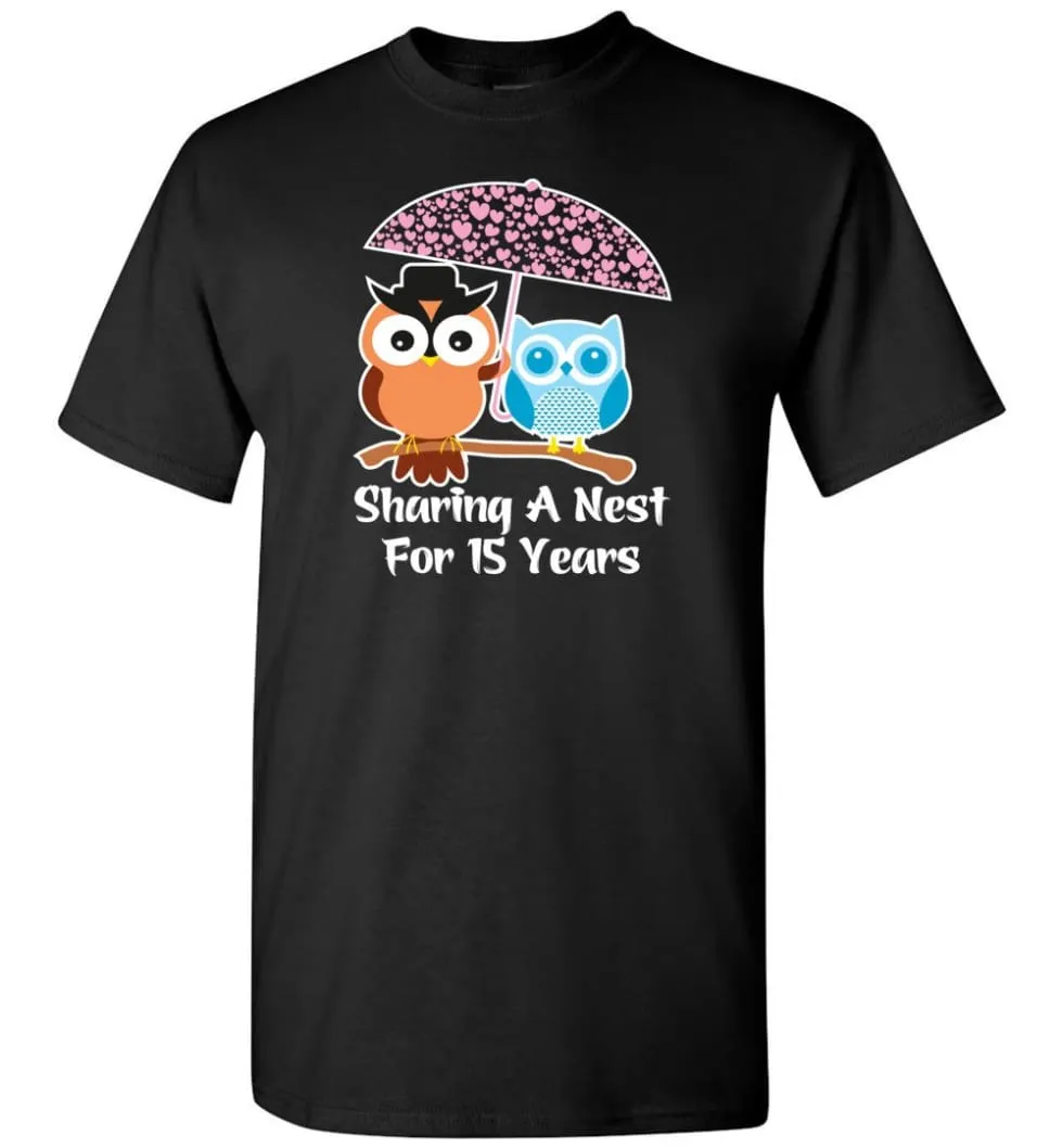 15 Years Wedding Anniversary Gifts Valentine's Day T-shirt