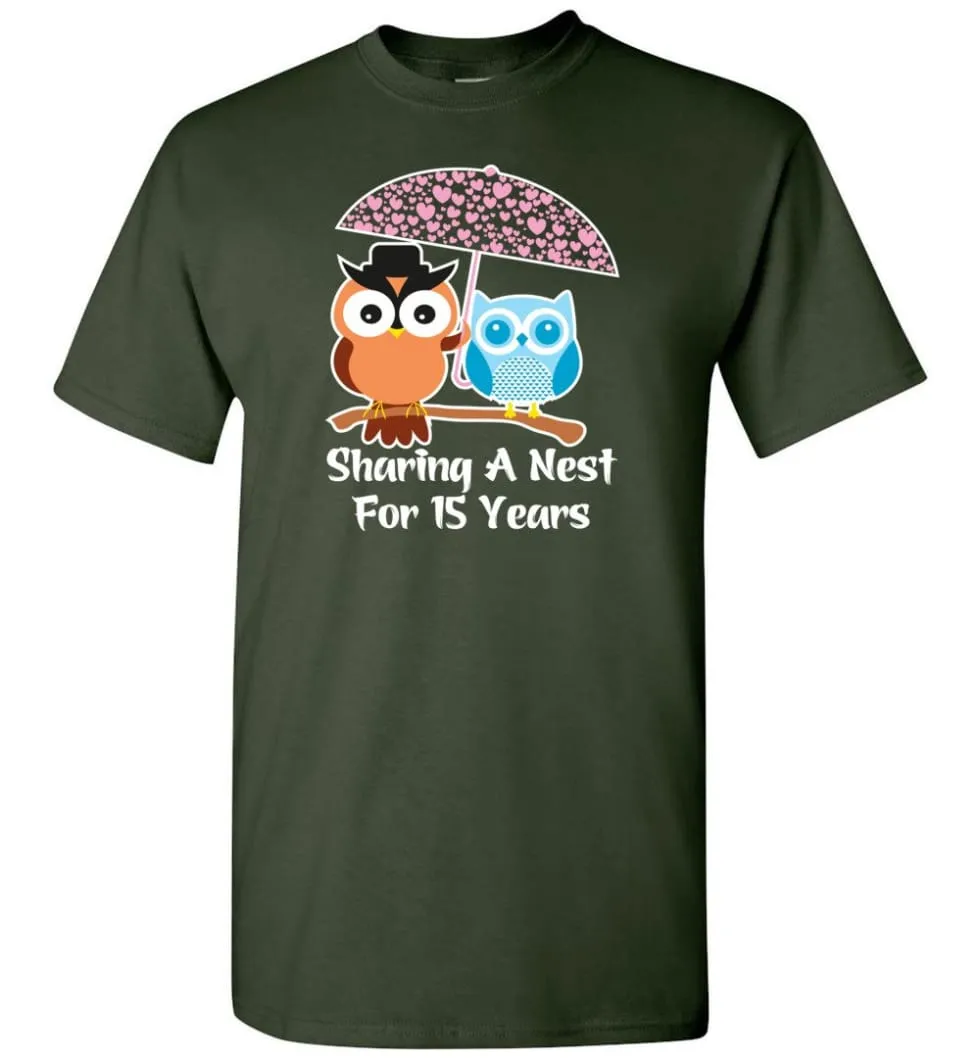 15 Years Wedding Anniversary Gifts Valentine's Day T-shirt