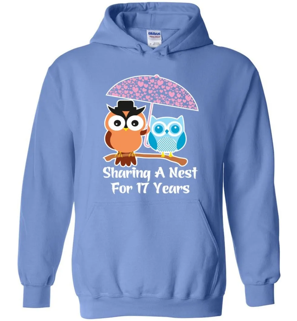 17 Years Wedding Anniversary Gifts Valentine's Day Hoodie