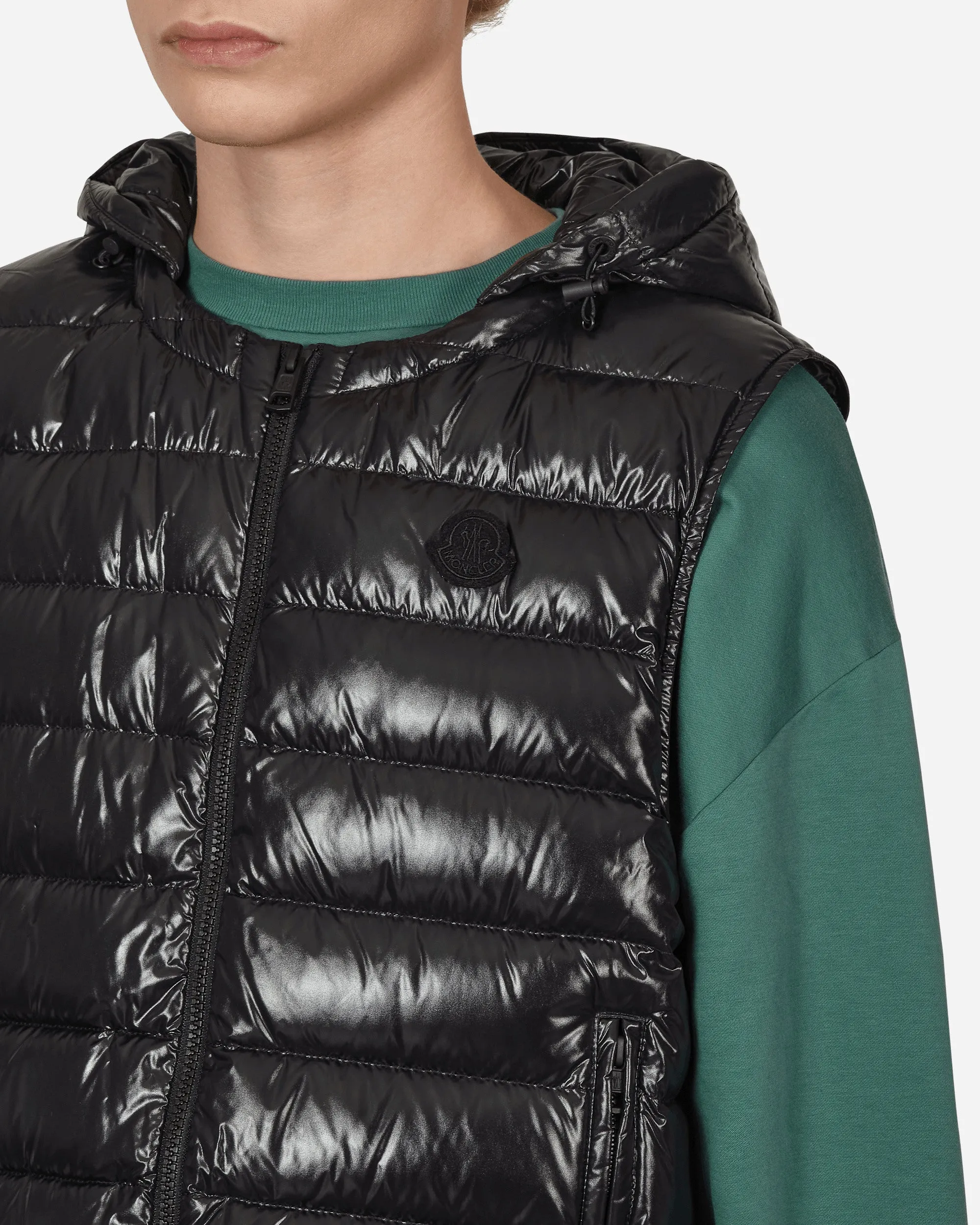 2 Moncler 1952 Barbour Wight Down Jacket Black