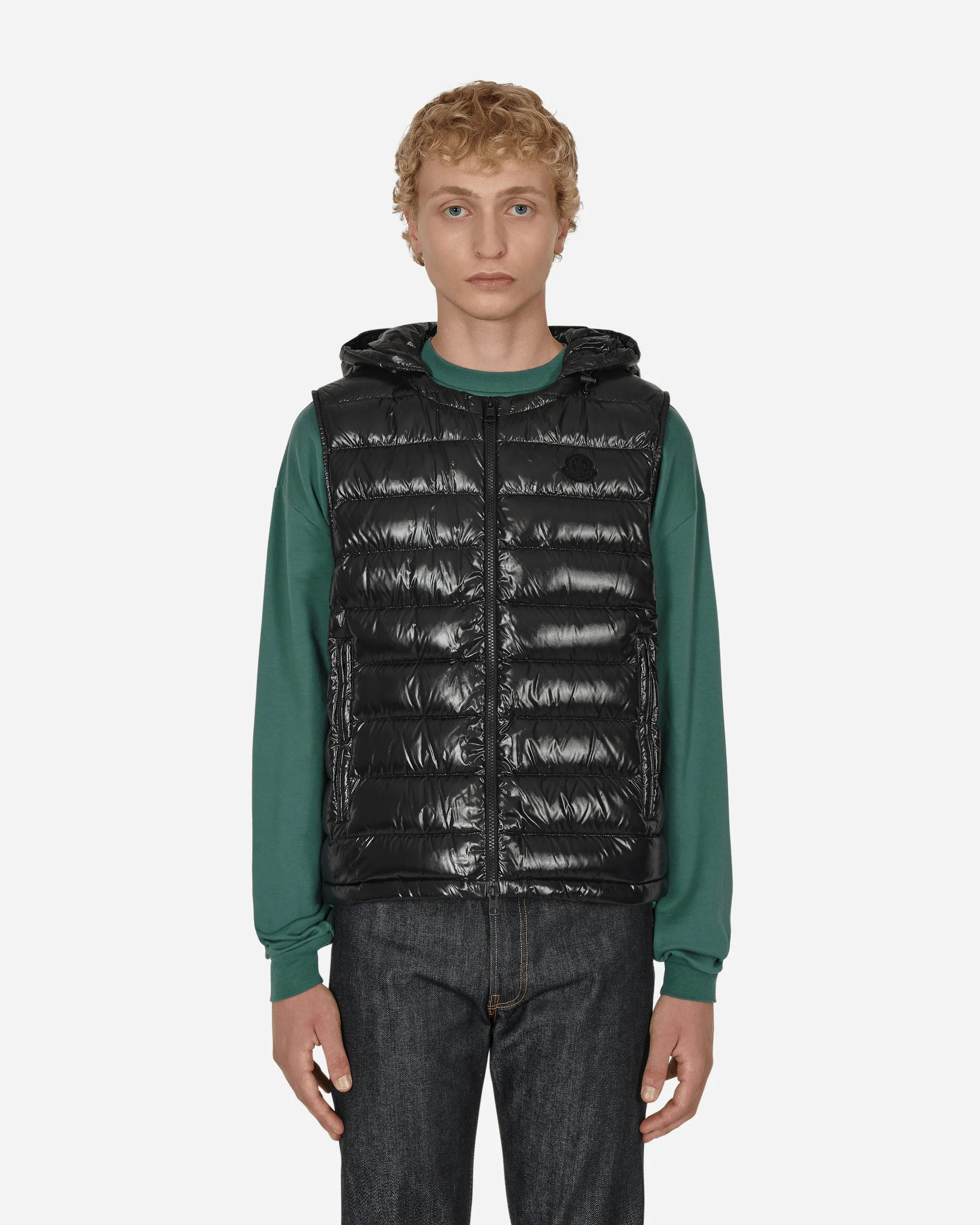 2 Moncler 1952 Barbour Wight Down Jacket Black