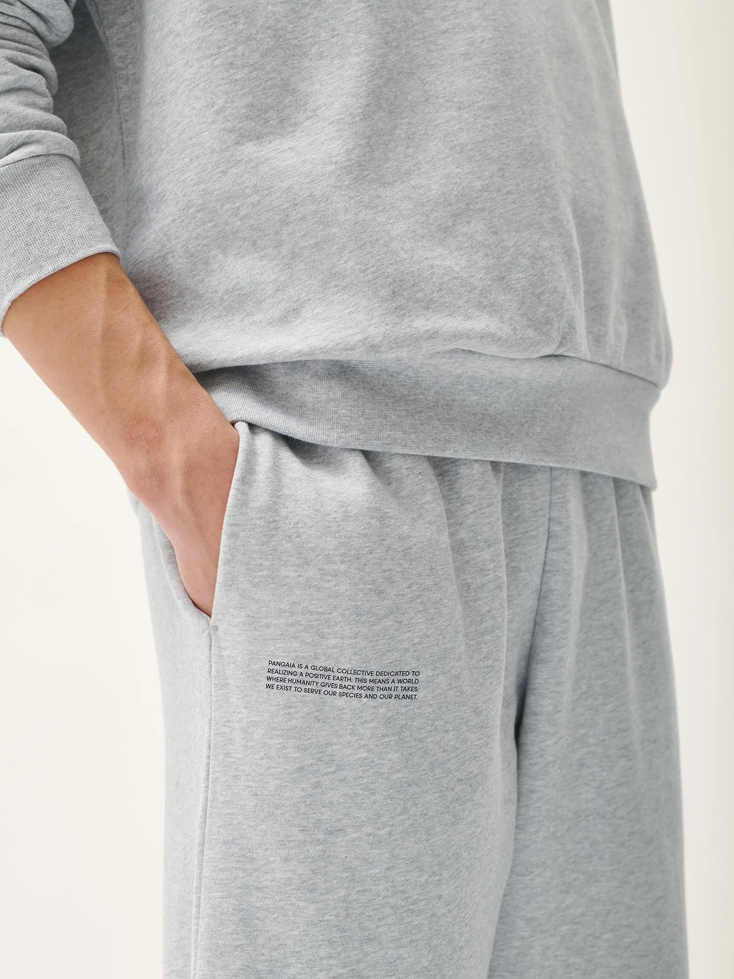 365 Midweight Track Pants—grey marl