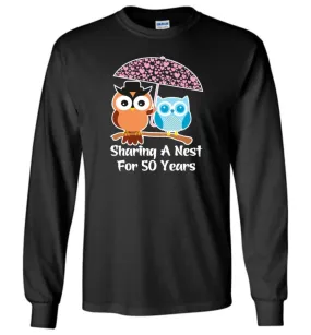 50 Years Wedding Anniversary Gifts Valentine's Day Long Sleeve T-Shirt