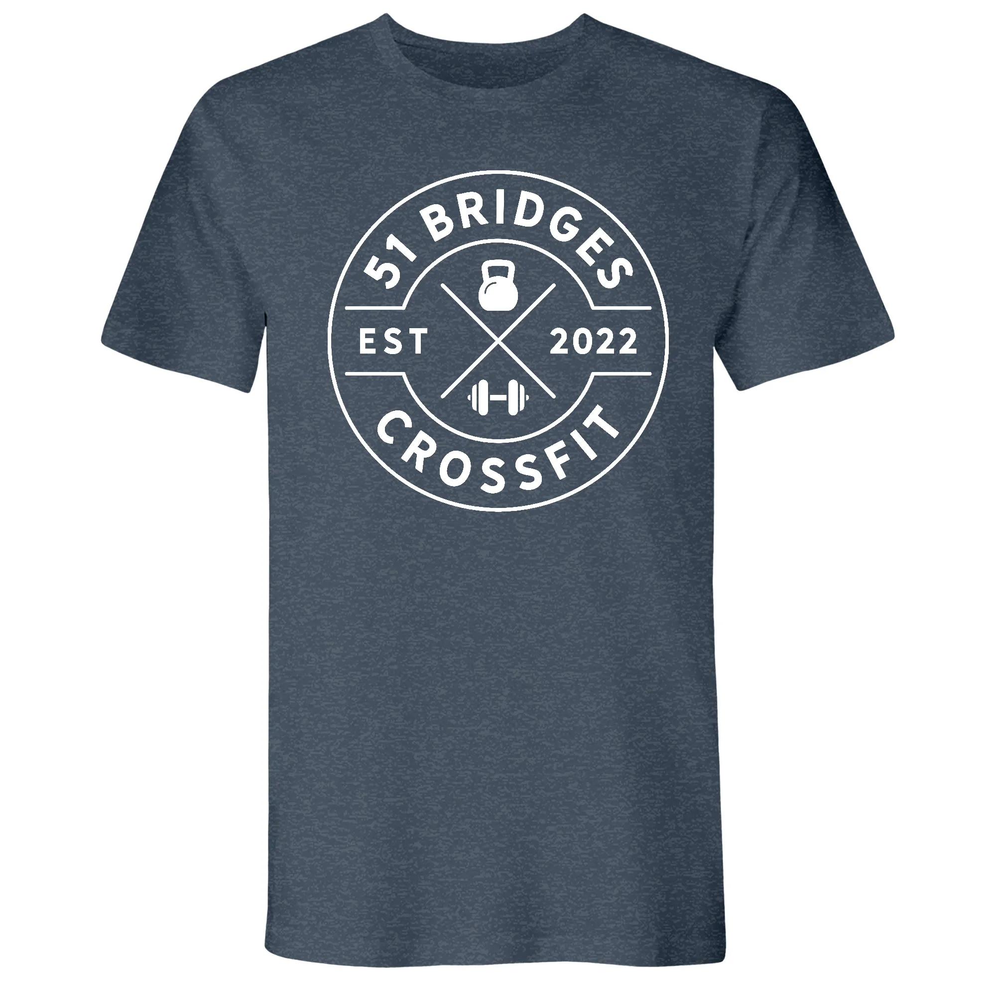 51 Bridges CrossFit Round Mens - T-Shirt