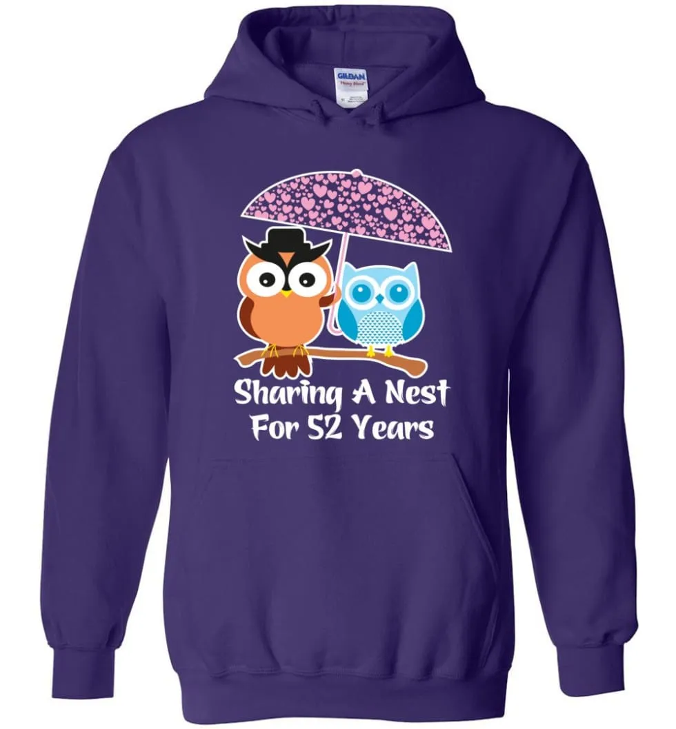 52 Years Wedding Anniversary Gifts Valentine's Day Hoodie