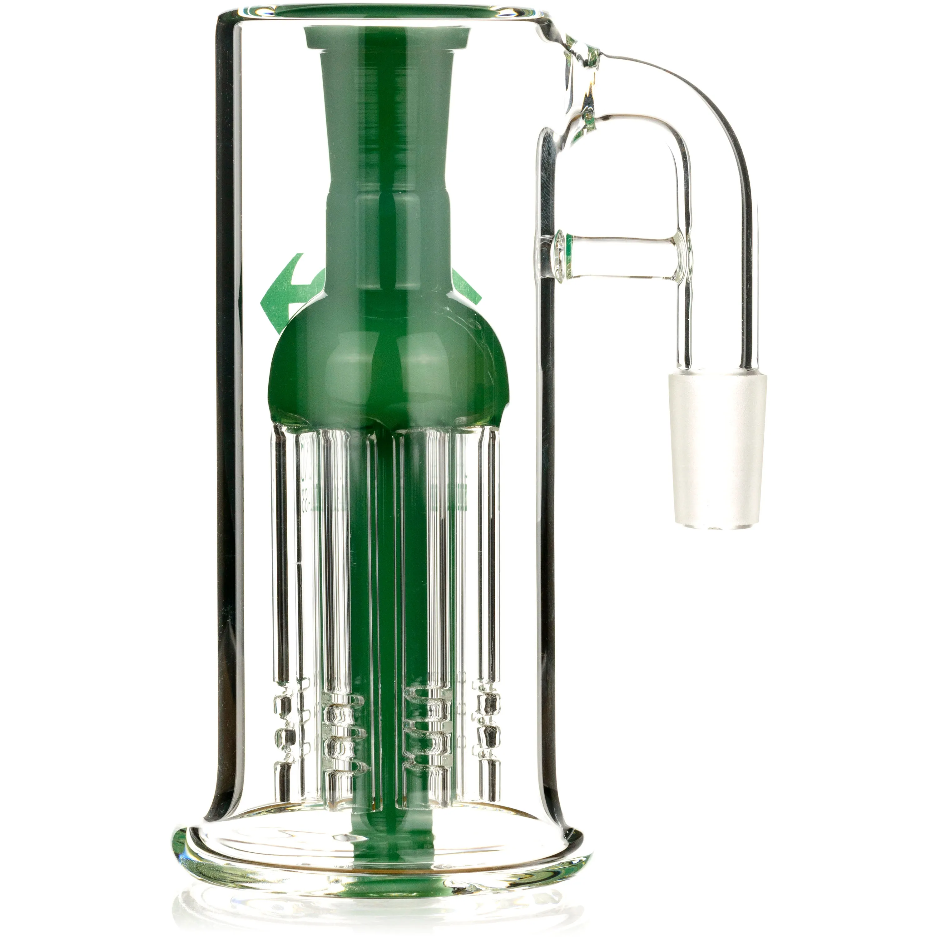 8 Arm Ash Catcher w/ 14mm Joint, 90 Angle, by Diamond Glass