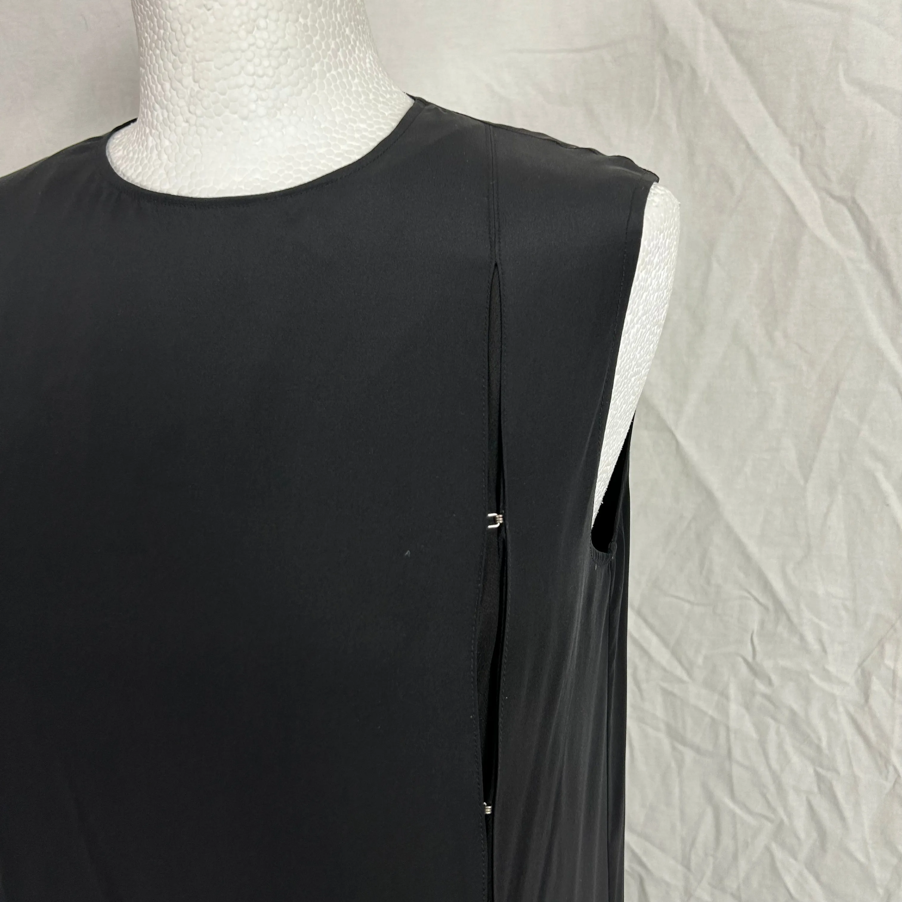 Acne Studios Brand New $561 Black Silk Smilla Dress XS