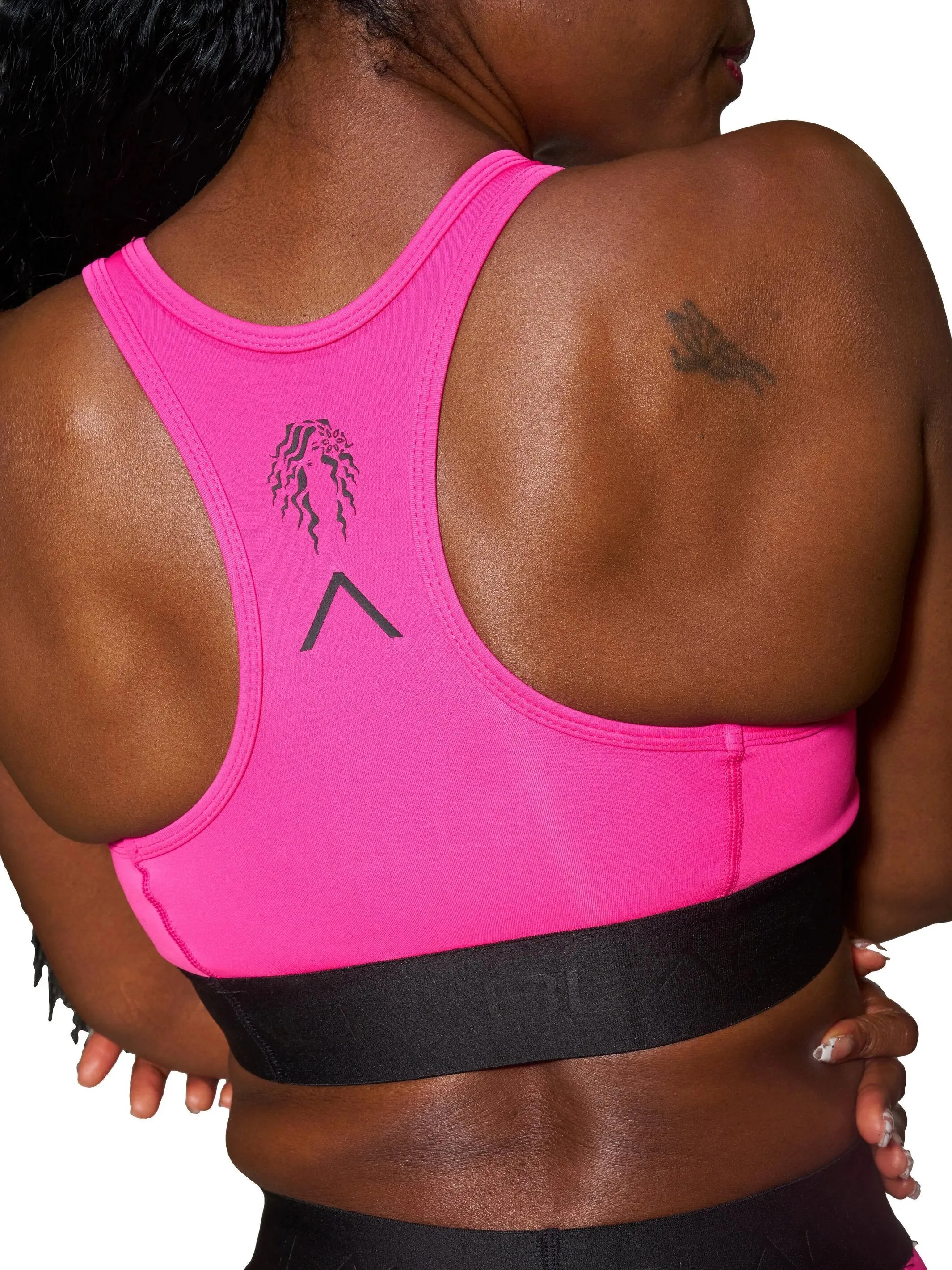 Actively Black x Mielle Pink Sports Bra