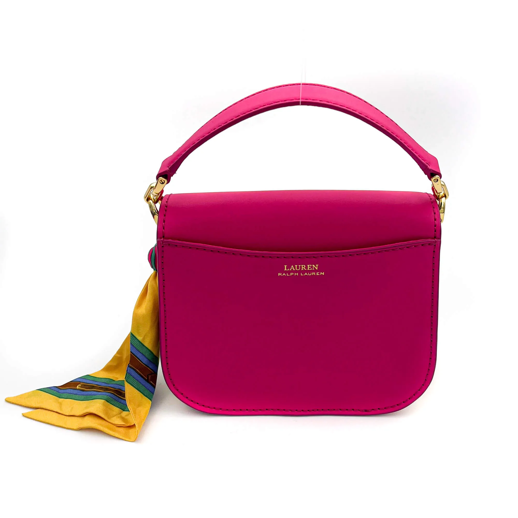 Addie Crossbody Pink Leather