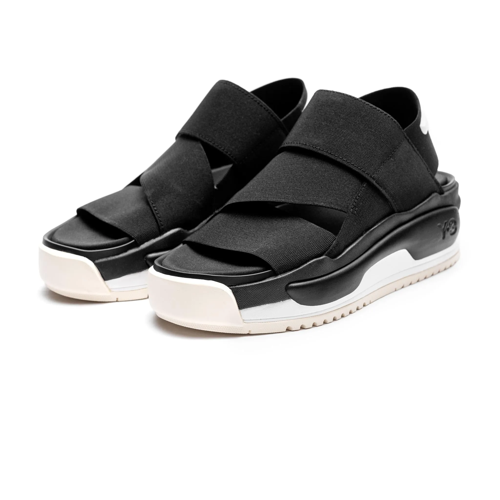 ADIDAS Y-3 Hokori Sandal Black/White