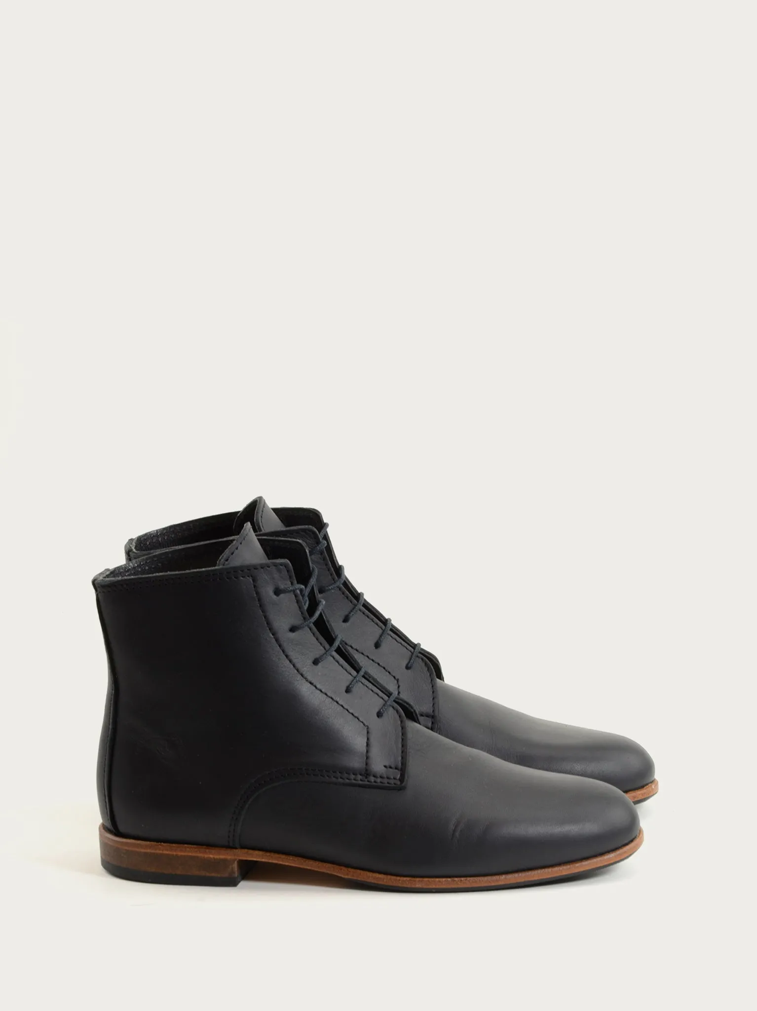 Albert Men's Soft Black Ankle Boot - Low Price