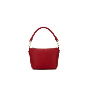 Alice Deep Red Top Handle Crossbody Bag