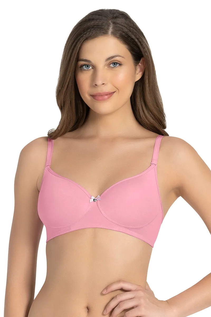 All Day Smooth Comfort Padded & Non-wired Bra - Wild Rose