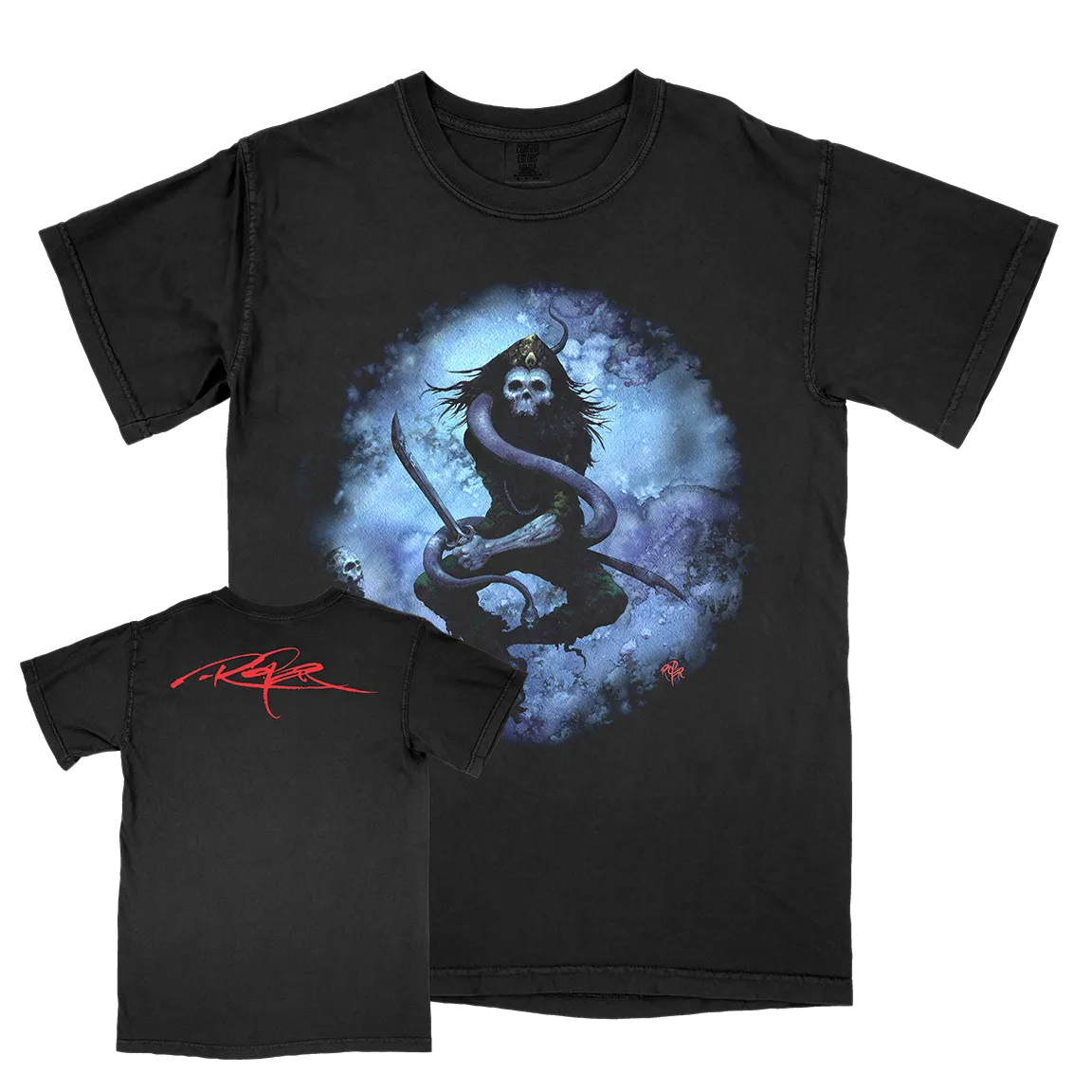 Arik Roper "Spectral Warrior" Black Premium T-Shirt