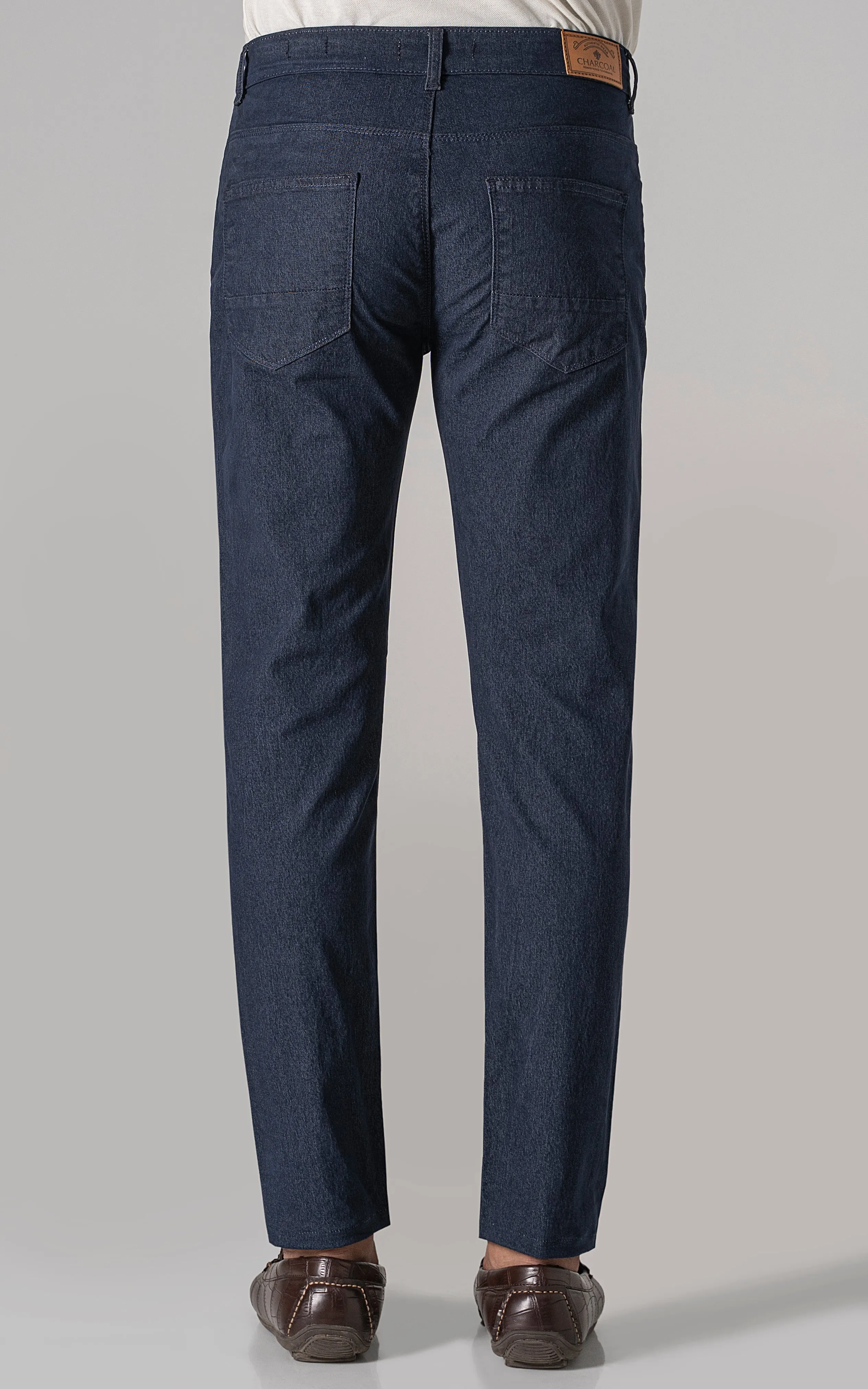 BASIC 5-POCKET MELANGE PANT NAVY