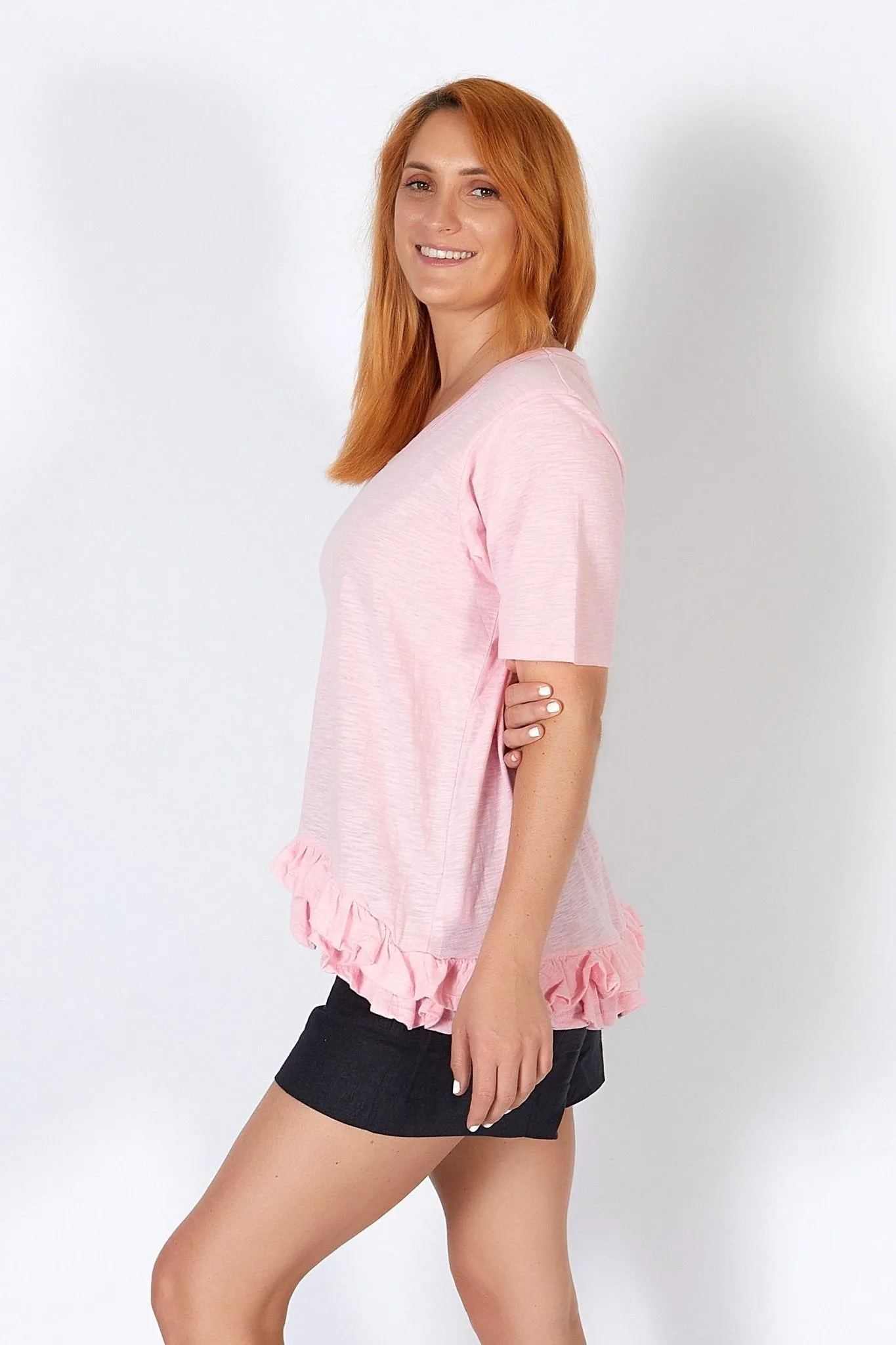 Betty Basics Sorrento Tee in Ballet Pink