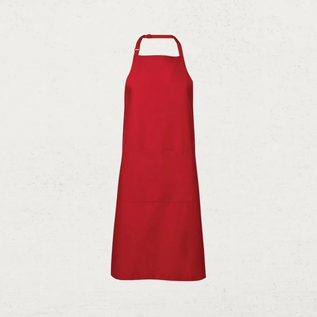 Bib Apron with Pocket