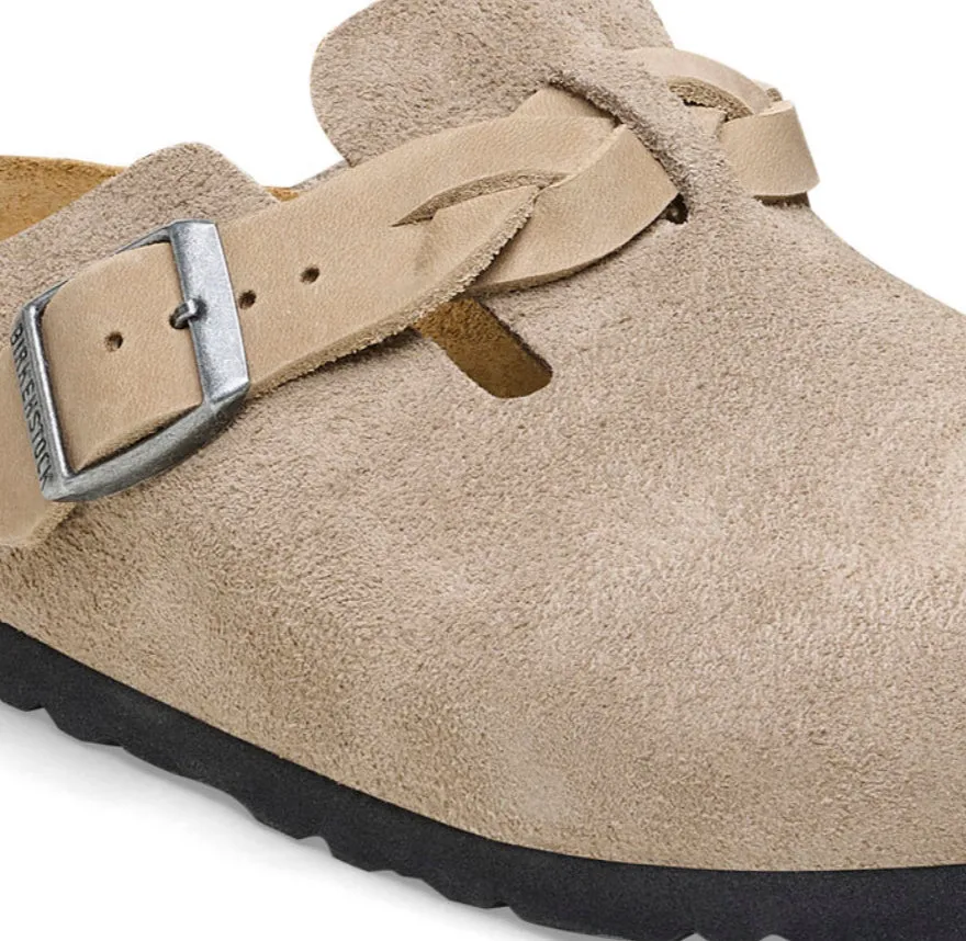 Birkenstock Boston Braided Taupe 1026667