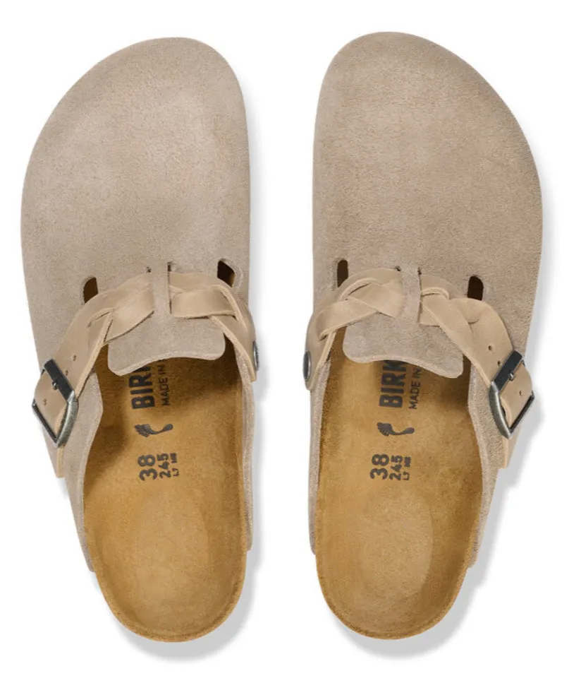 Birkenstock Boston Braided Taupe 1026667