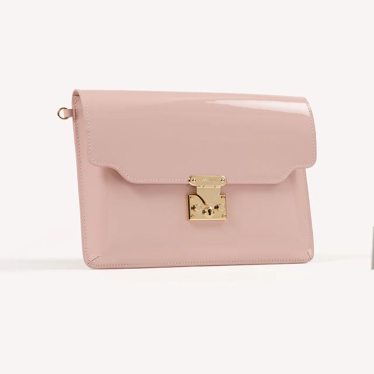 Bond Pouch - Powder Pink Patent