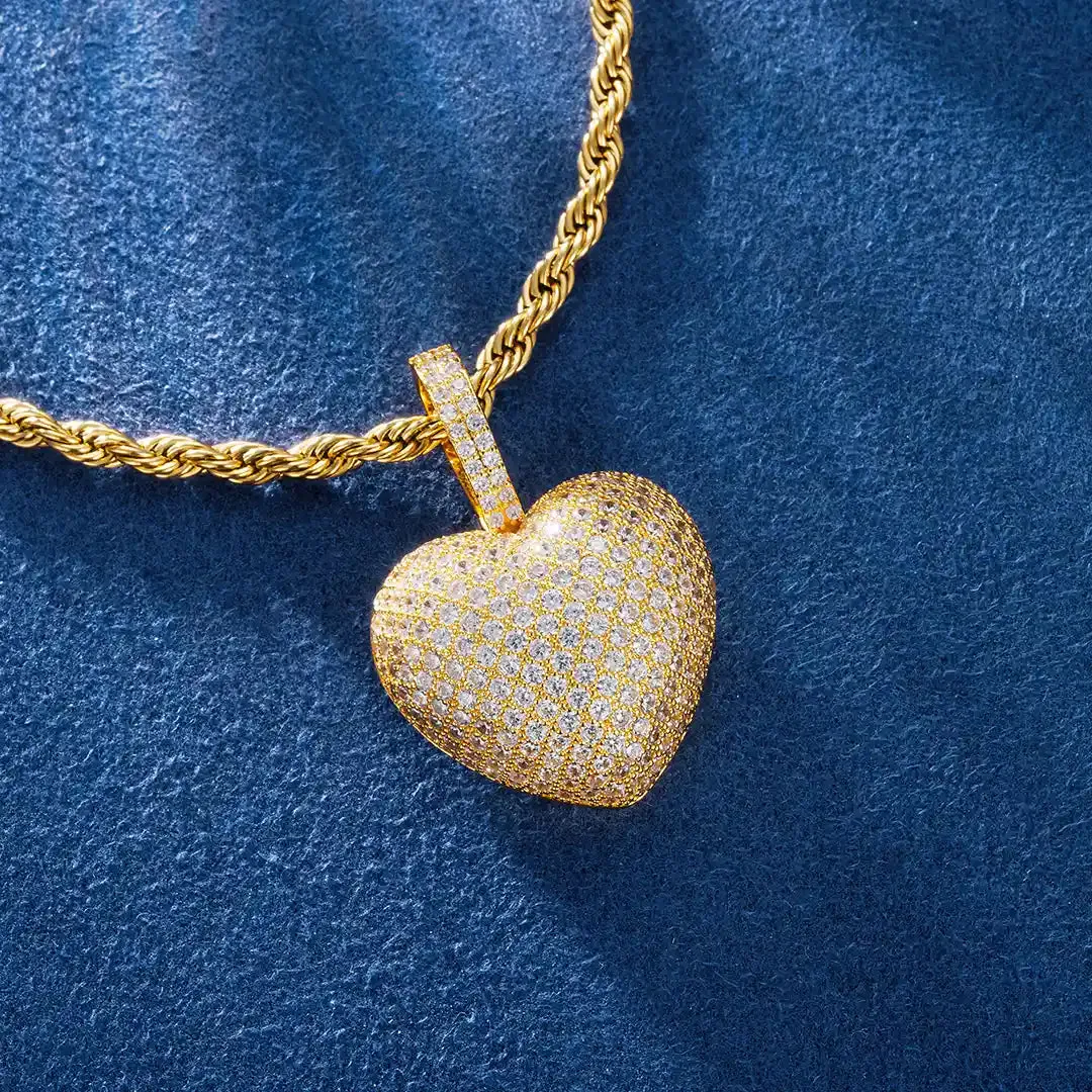 Bubble Heart Shape Pendant