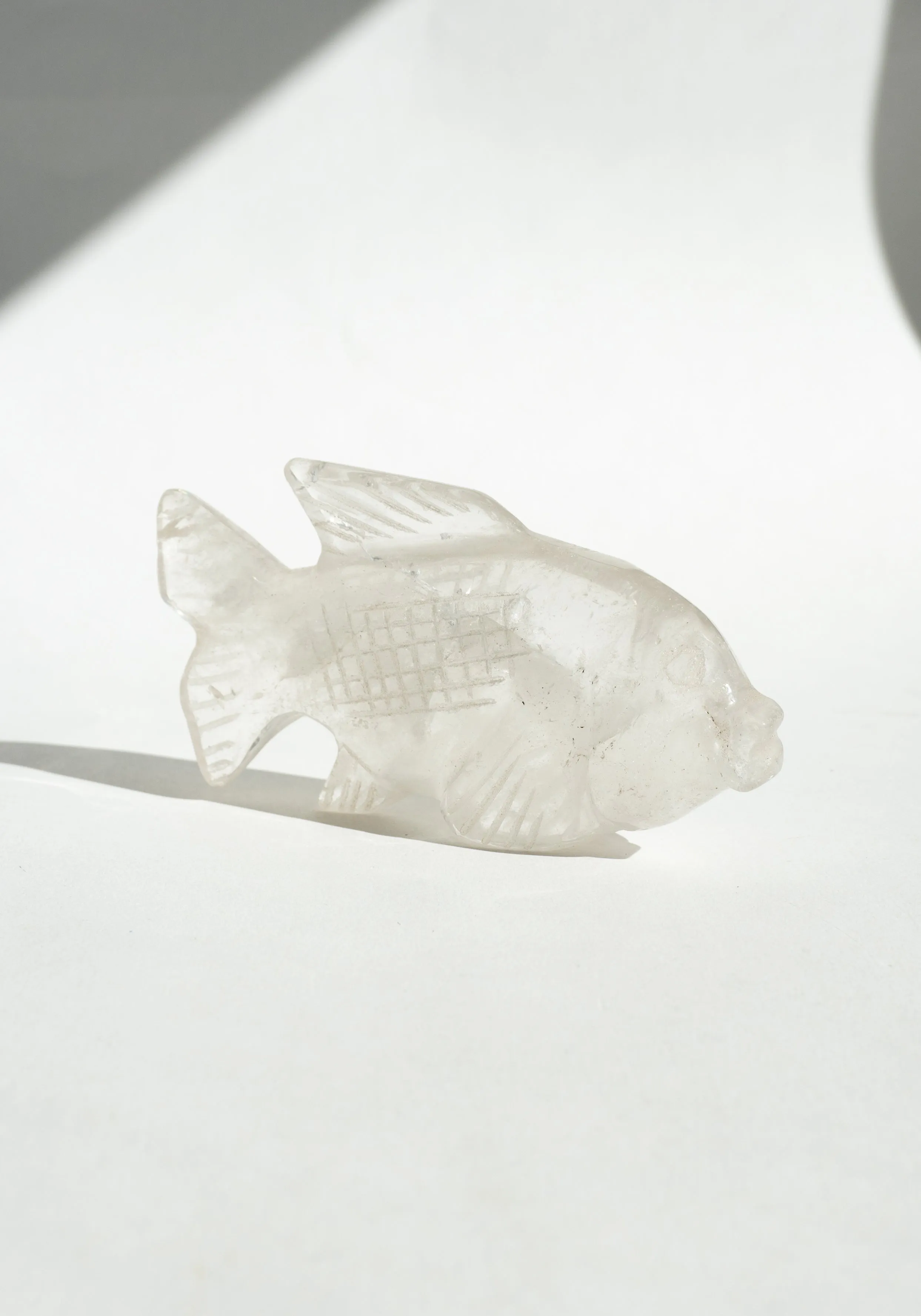 Carved Quartz Fish