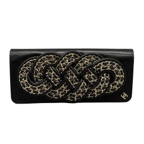 CHANEL - Lambskin Twisted Knot Chain Rare Limited Edition CC Clutch - Handbag