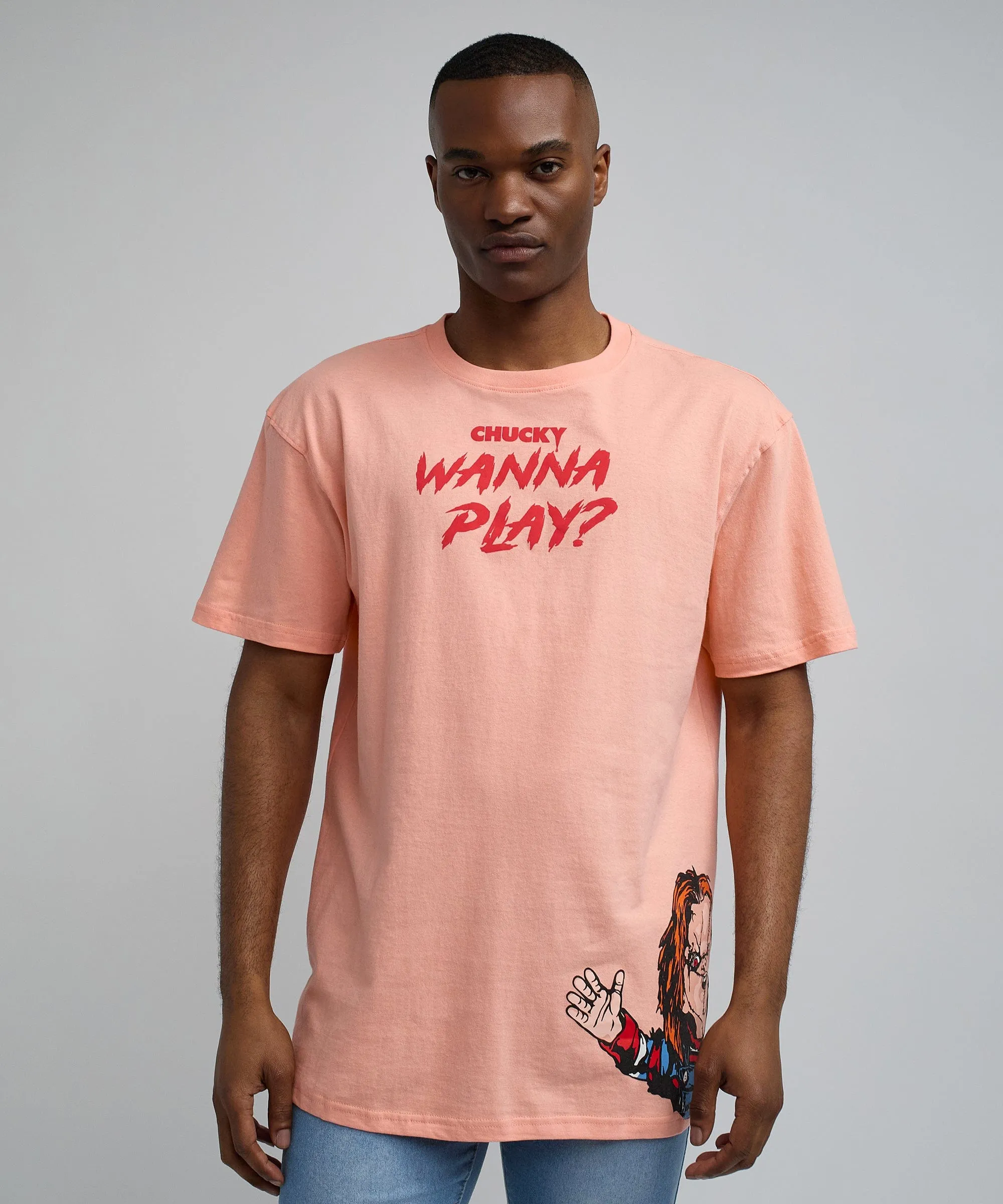 Chucky Wanna Play Short Sleeve Tee - Pink