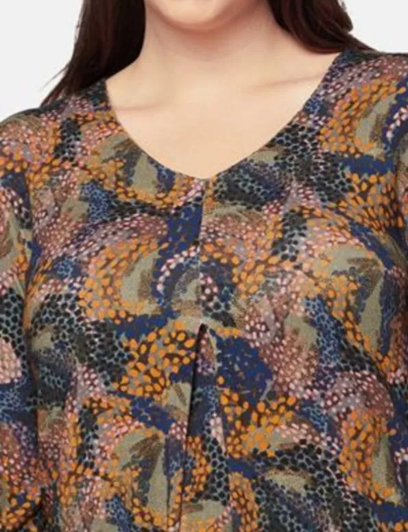 Ciso abstract print top