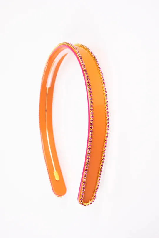 Color Block Acetate Headband