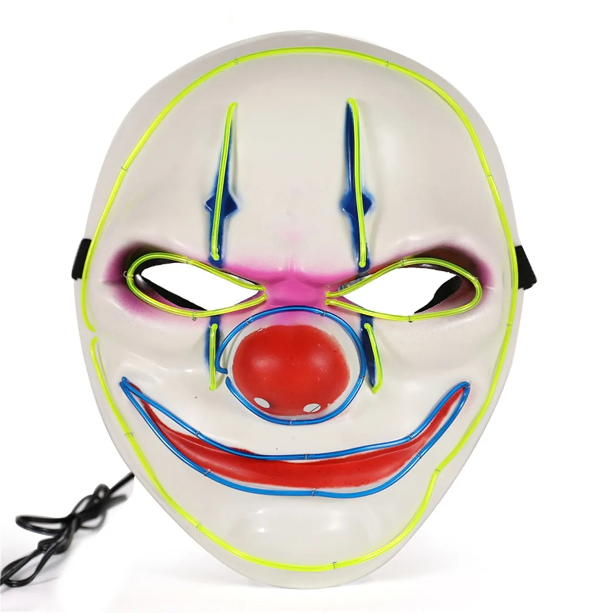 Crazy Clown LED Mask