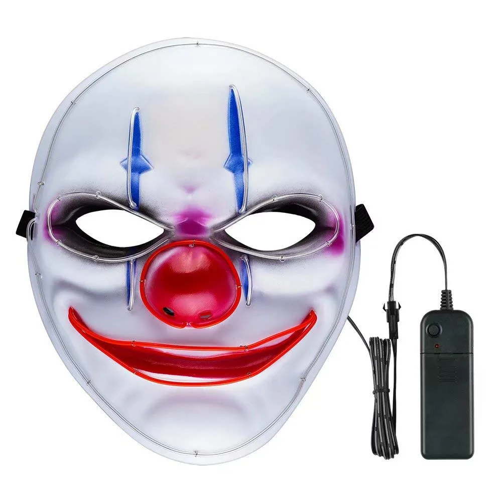 Crazy Clown LED Mask