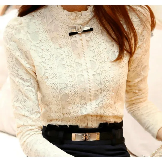 CROCHET LACE BLOUSE