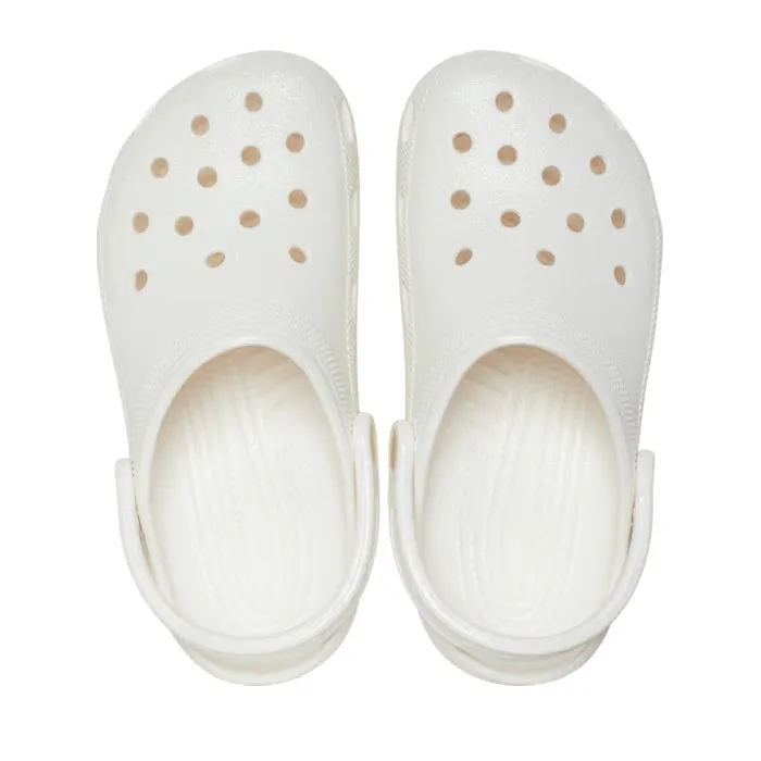 Crocs - Classic Clog Adults White Glitter