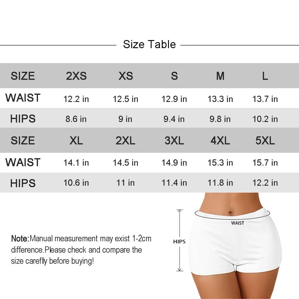 Custom Face Pink Heart Women Sexy Short Pants Comfortable Fashion Gym Sport Daily Shorts Bottom