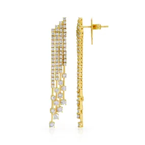 Diamond Cascade Earrings