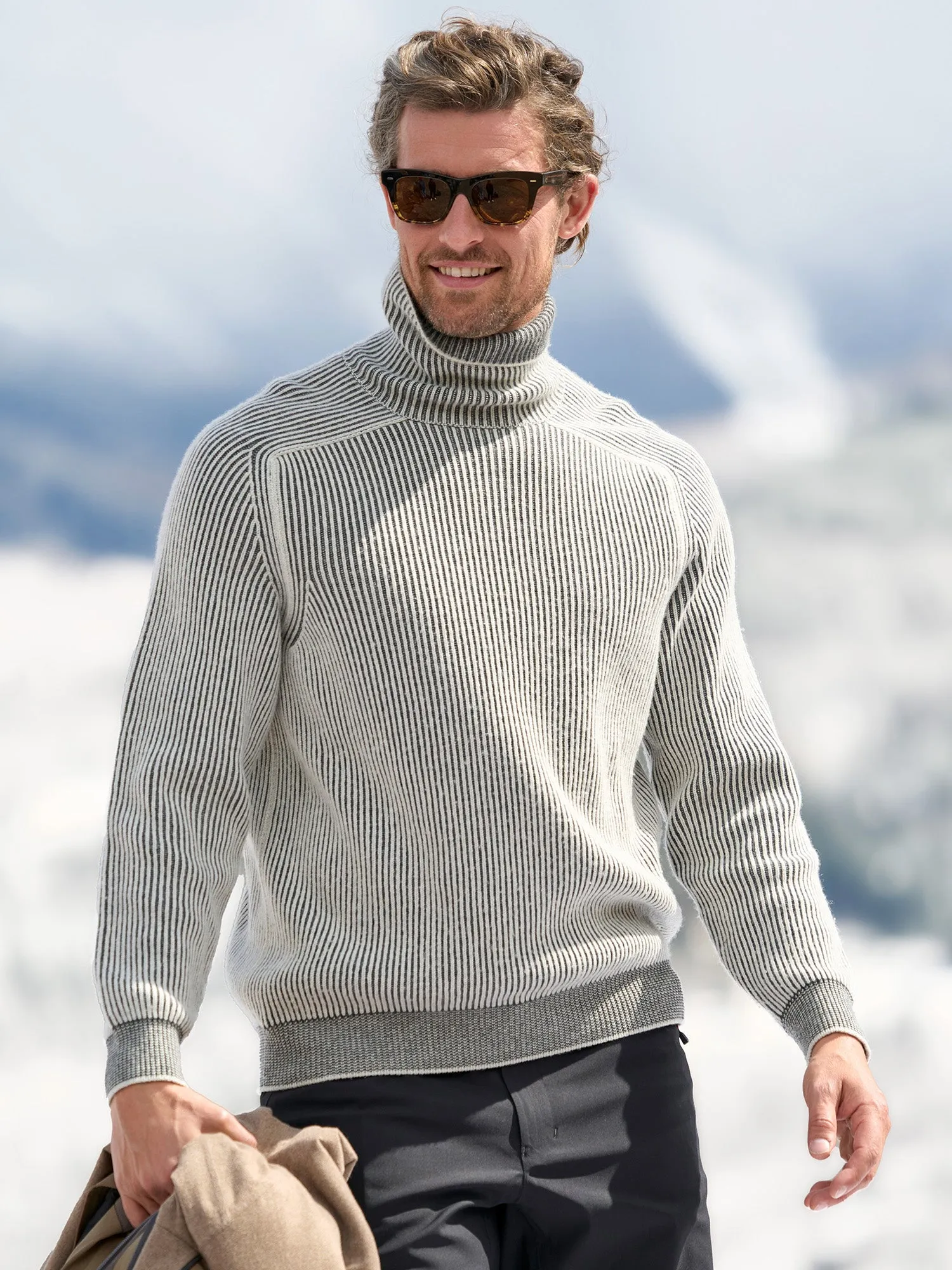 Dinghy Cashmere Turtleneck Ski Sweater