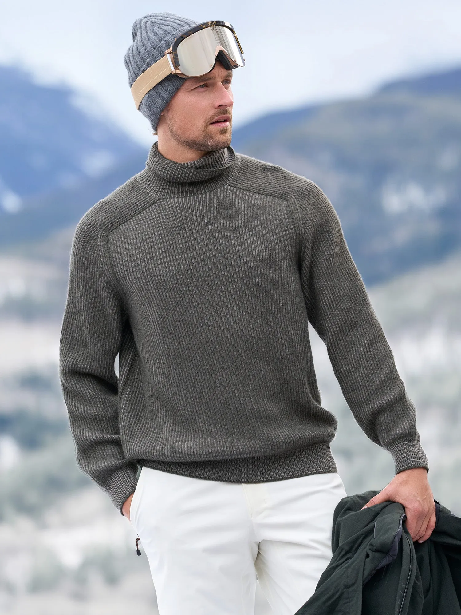 Dinghy Cashmere Turtleneck Ski Sweater