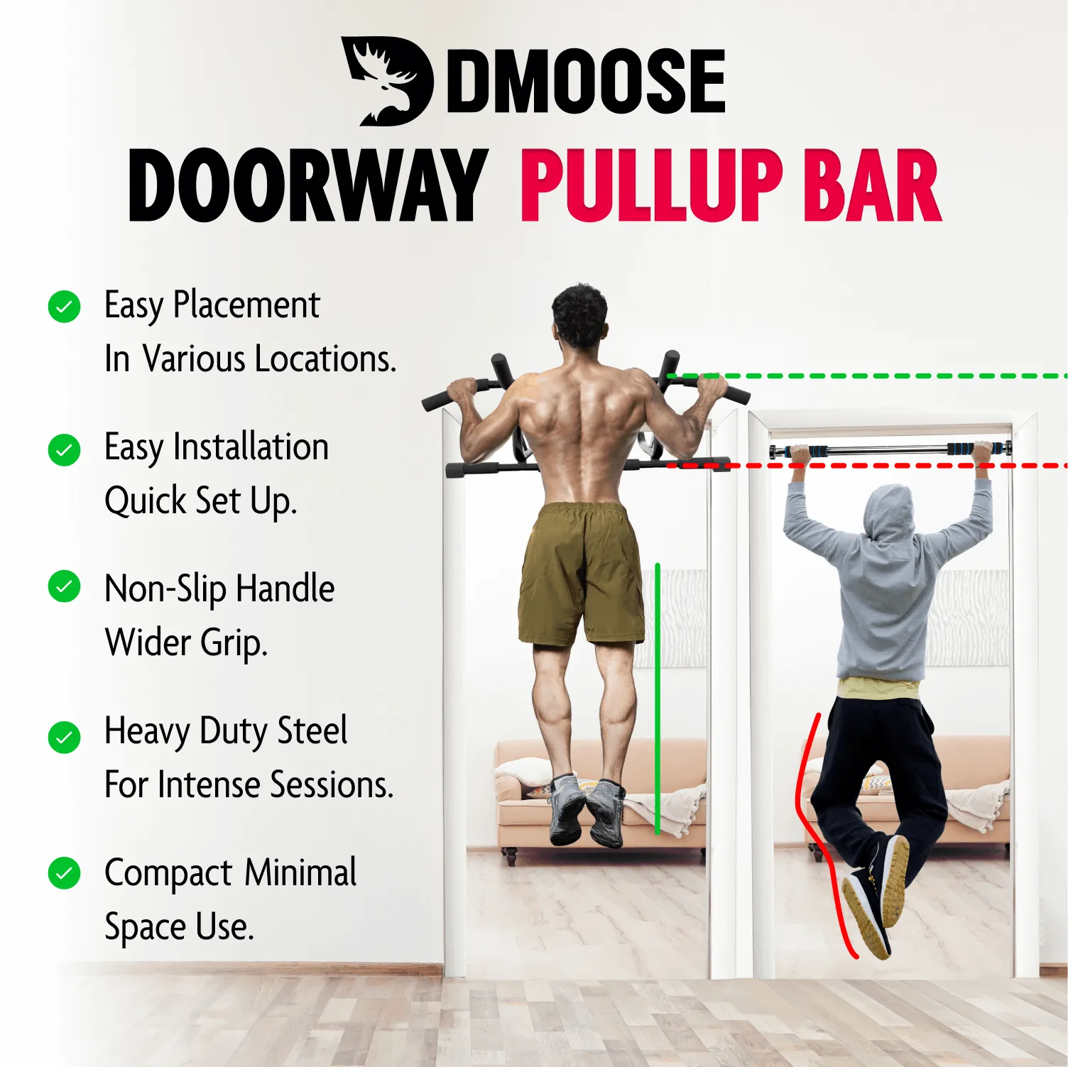 DMoose Doorway Pull up Bar