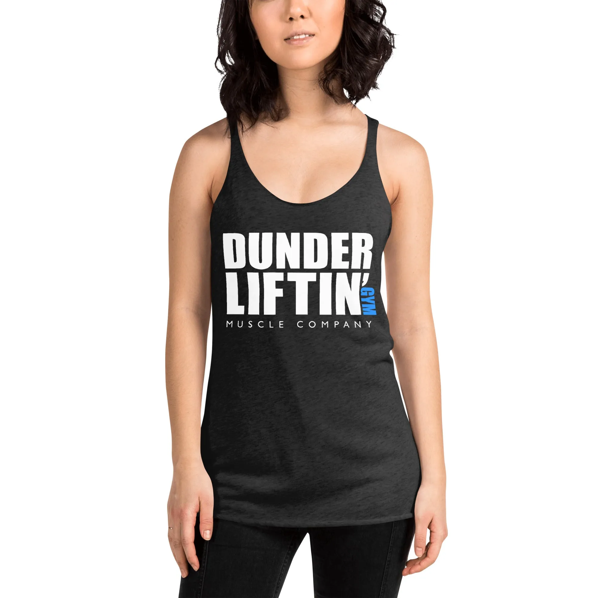 Dunder Liftin Muscle Company - Women's Racerback Tank