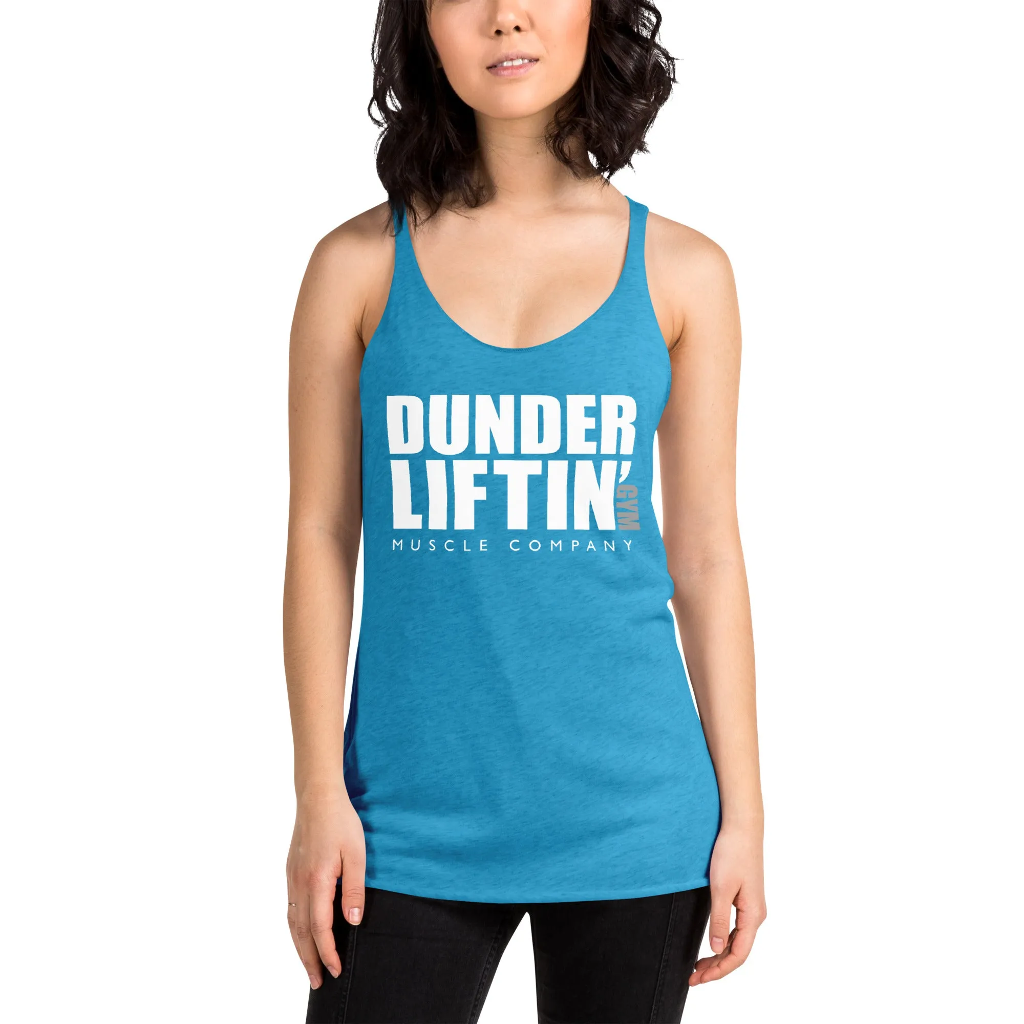 Dunder Liftin Muscle Company - Women's Racerback Tank