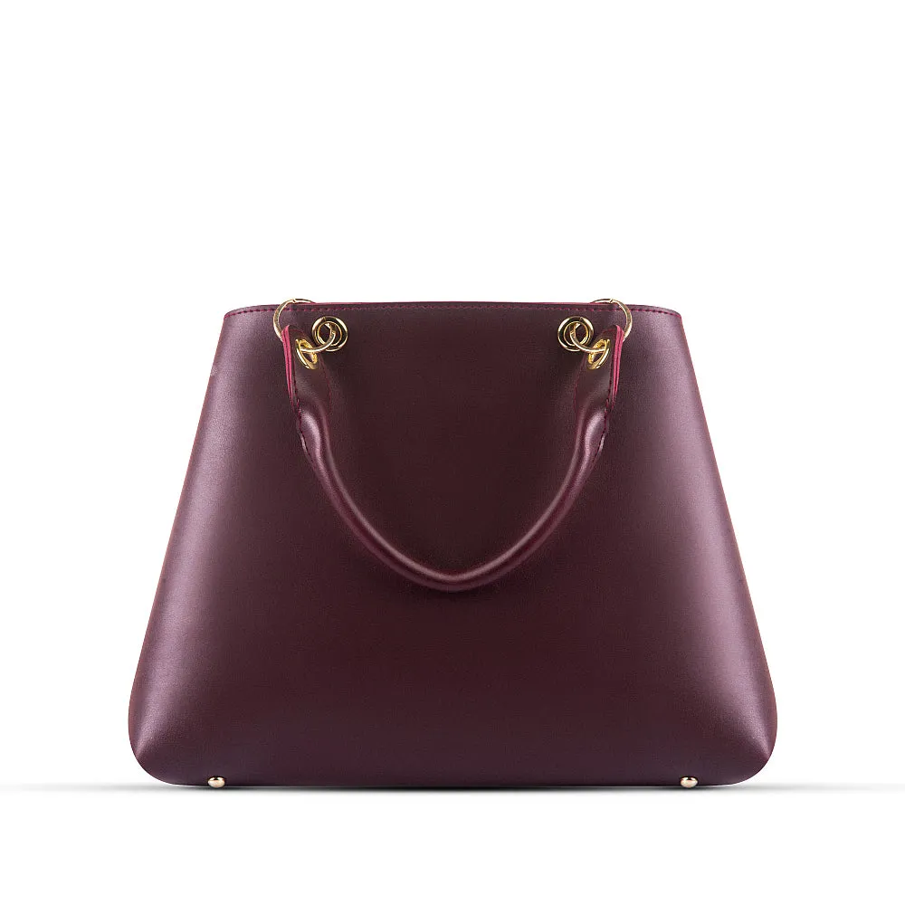 Eden Maroon Handbag