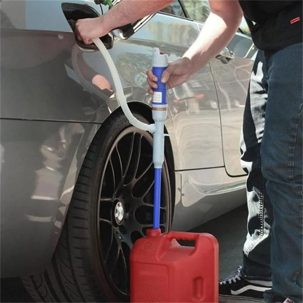 Electric Oil Pump Siphon Liquid Transfer Pump Handheld Pump Battery Operated Water Gas Tools Petrol Fuel Portable Car Siphon