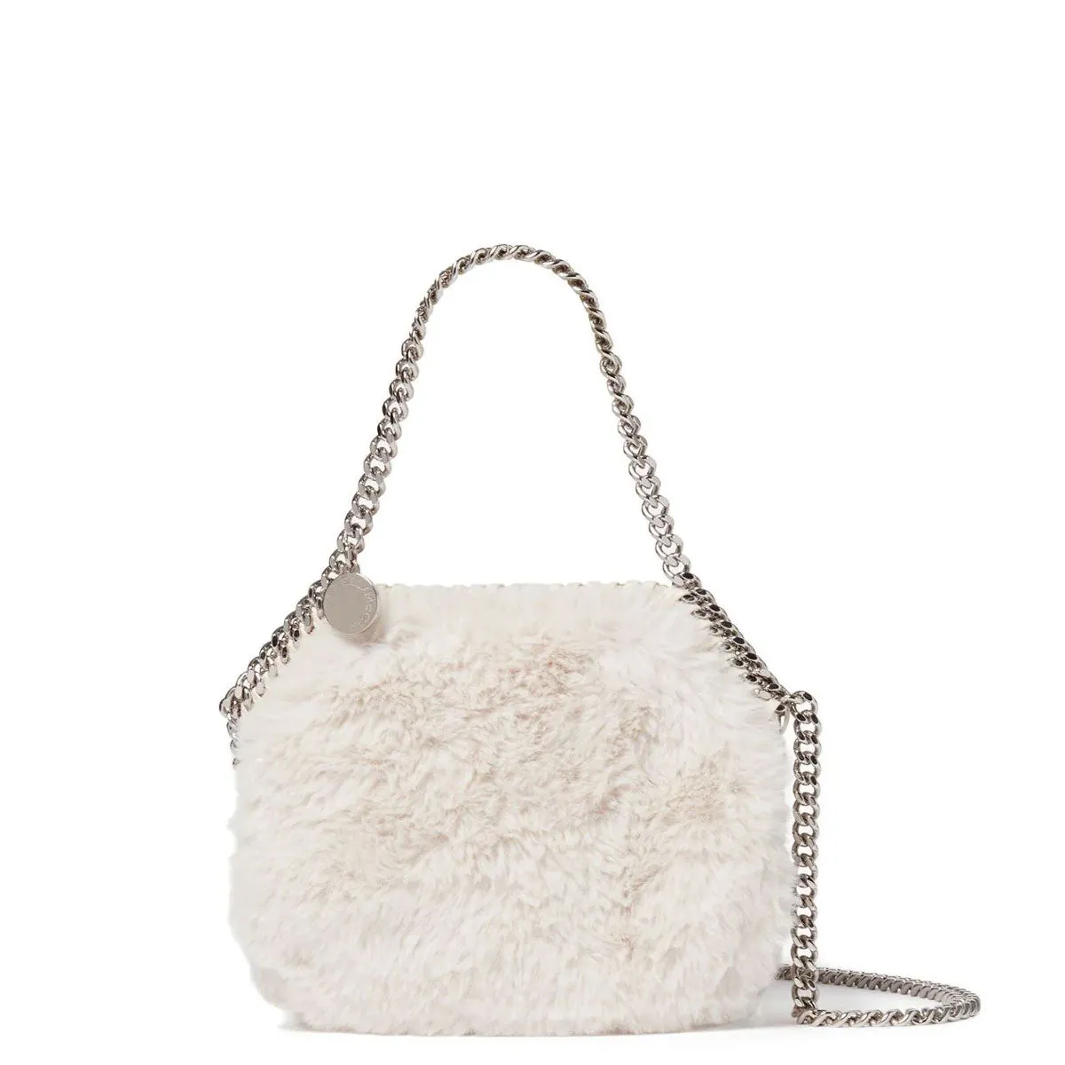 Falabella Mini Evening Fluffy, Ivory