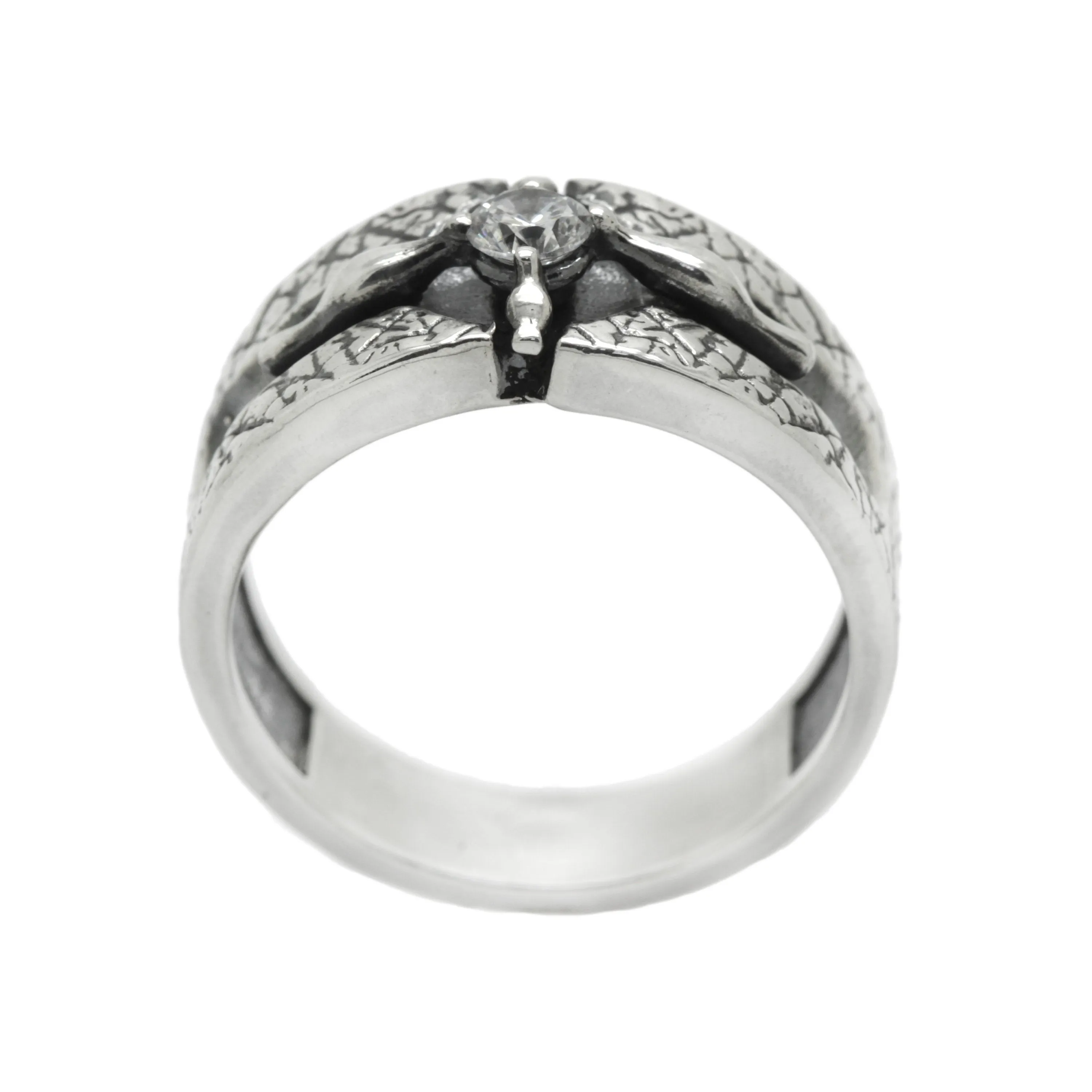 Four River of Eden Women Men Band Ring Sterling Silver