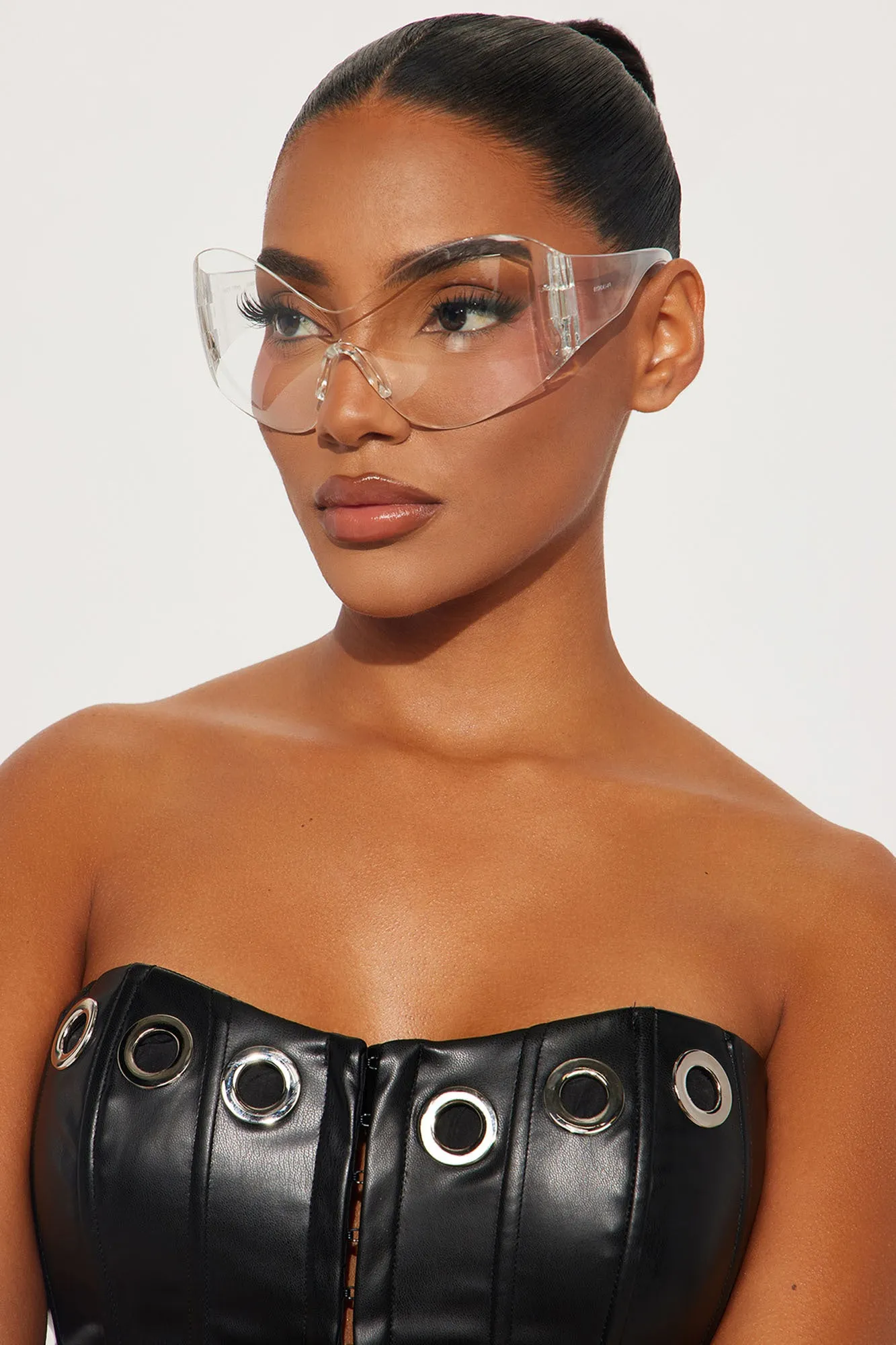 Galactic Gaze Sunglasses - Clear