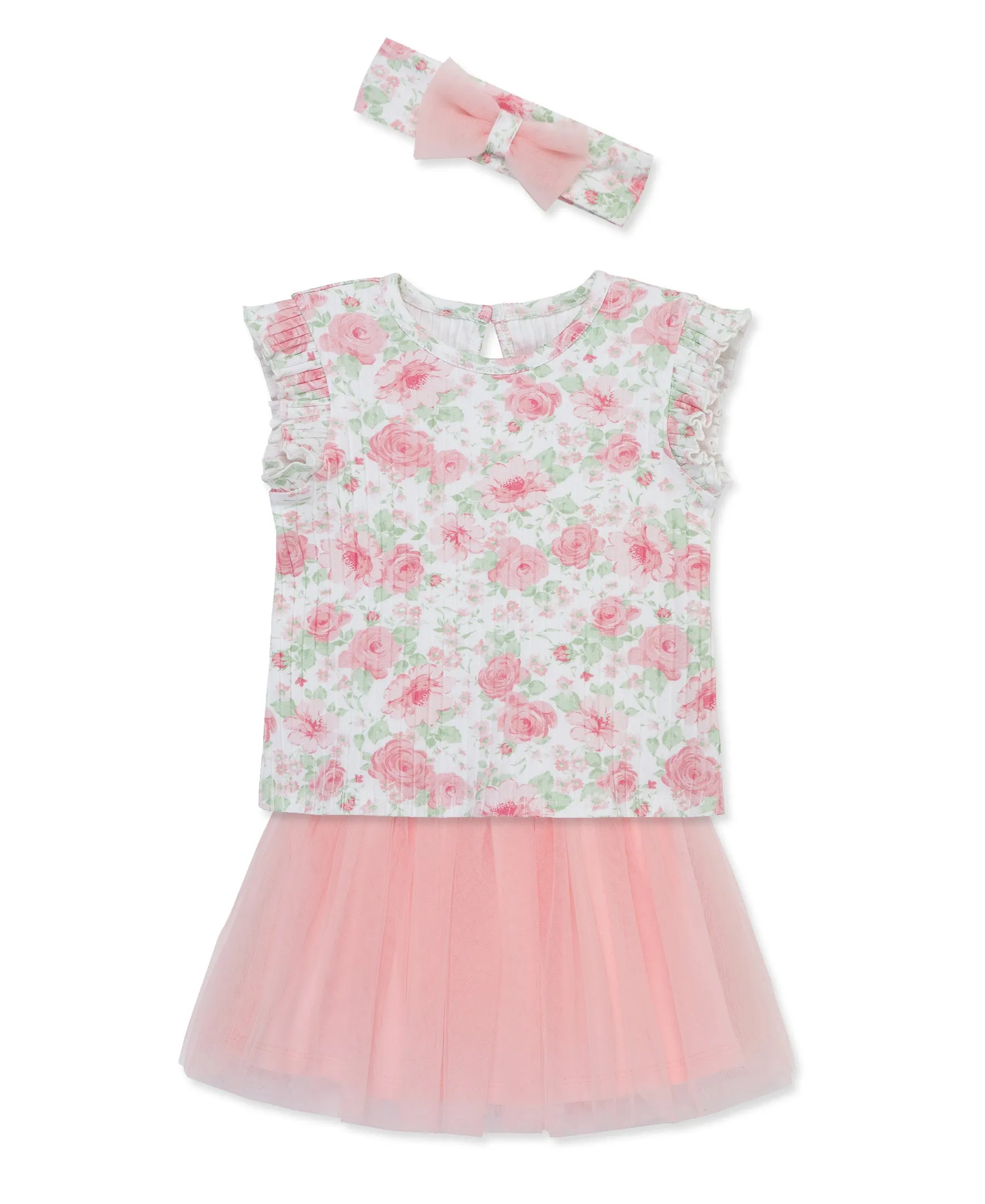 Garden Skort Set & Headband (12M-24M)