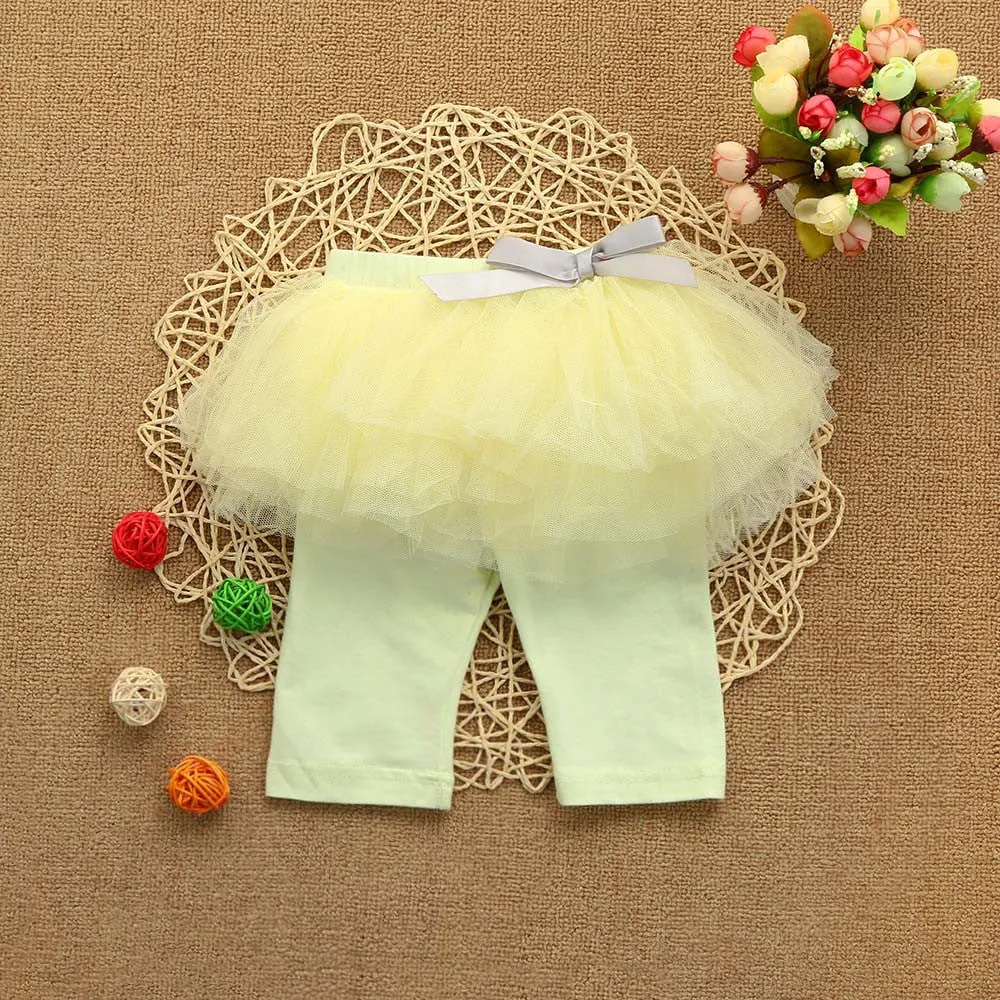 Girls Tutu Skirt Cropped Leggings - ONLY 4 LEFT !!!