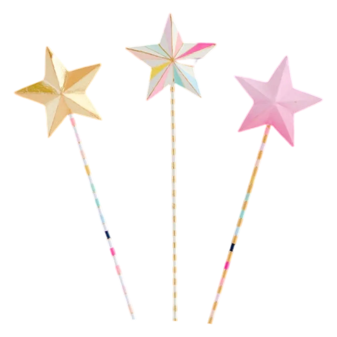 Glitterville Wand - Star